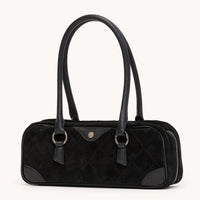 HAMMITT Meredith Sml Noir Diamond Suede/Gunmetal