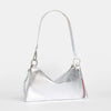 Hammitt Kyle Leather Shoulder Handbag Sidewalk Silver/Brushed Silver-Rebel Romance