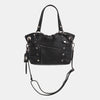Hammitt Daniel Med Leather Tote Bag Mulholland Collection/Gunmetal-Rebel Romance