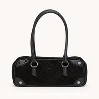 HAMMITT Meredith Sml Noir Diamond Suede/Gunmetal