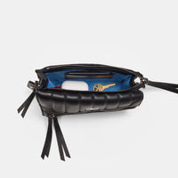 Hammitt Curtis Leather Shoulder Bag Mulholland Collection/Gunmetal-Rebel Romance