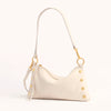 Hammitt Kyle Leather Shoulder Handbag Calla Lily White/Brushed Gold-Rebel Romance