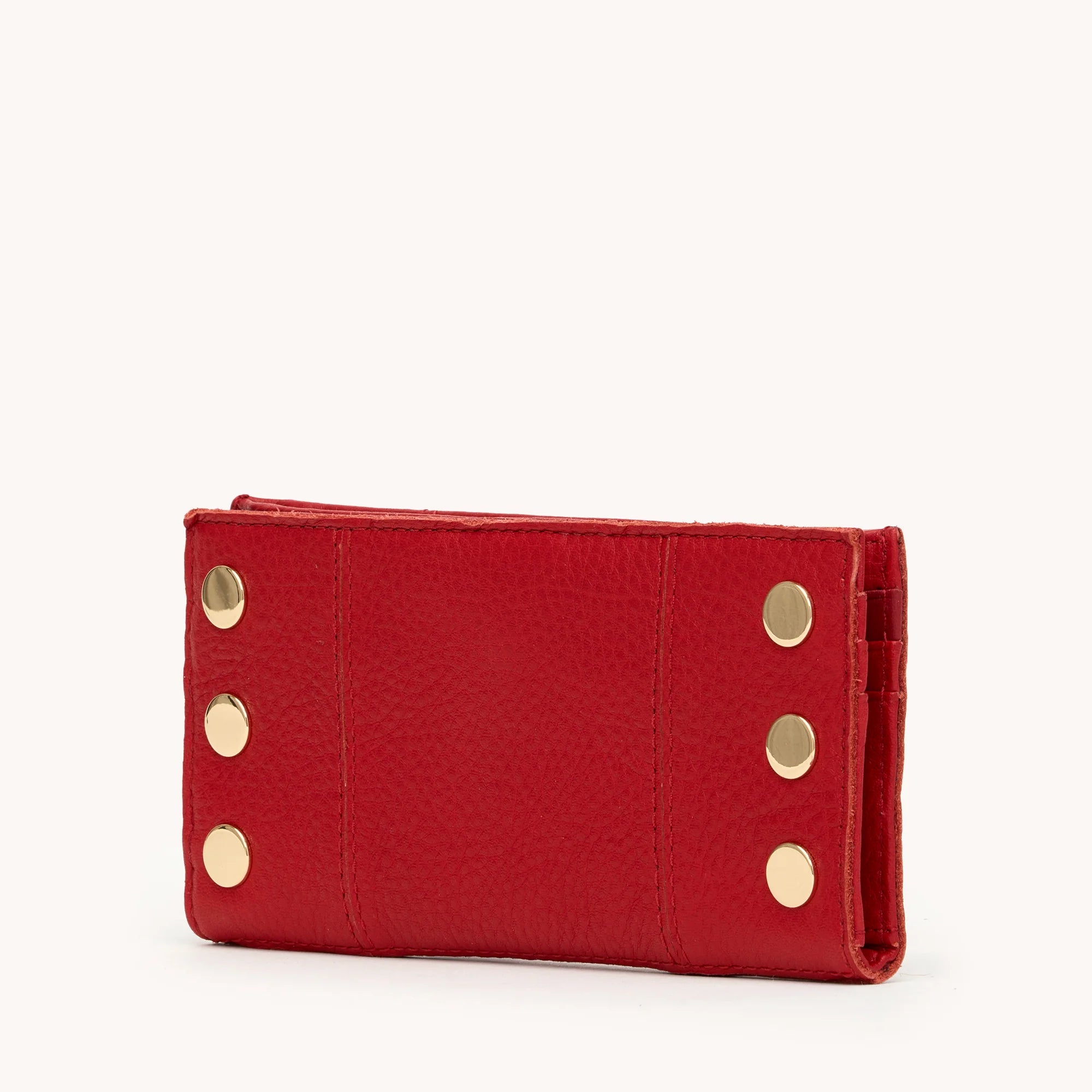 110 North Leather Wallet Chili Red/Gold