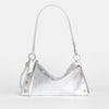 Hammitt Kyle Leather Shoulder Handbag Sidewalk Silver/Brushed Silver-Rebel Romance