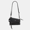 Hammitt Curtis Leather Shoulder Bag Mulholland Collection/Gunmetal-Rebel Romance