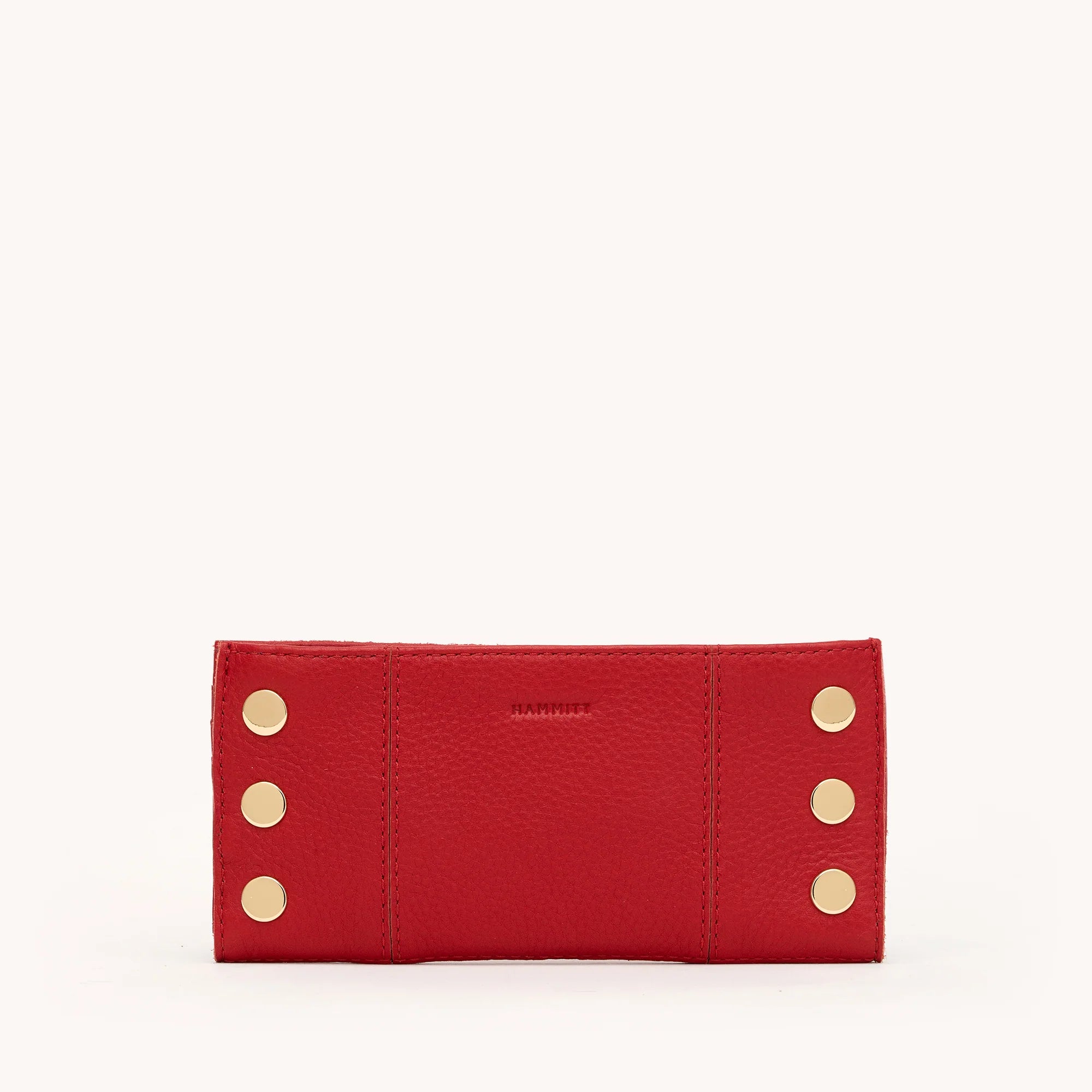 110 North Leather Wallet Chili Red/Gold
