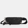 Hammitt Charles Med Leather Crossbody Bag Mulholland Collection/Gunmetal-Rebel Romance