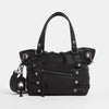 Hammitt Daniel Med Leather Tote Bag Mulholland Collection/Gunmetal-Rebel Romance