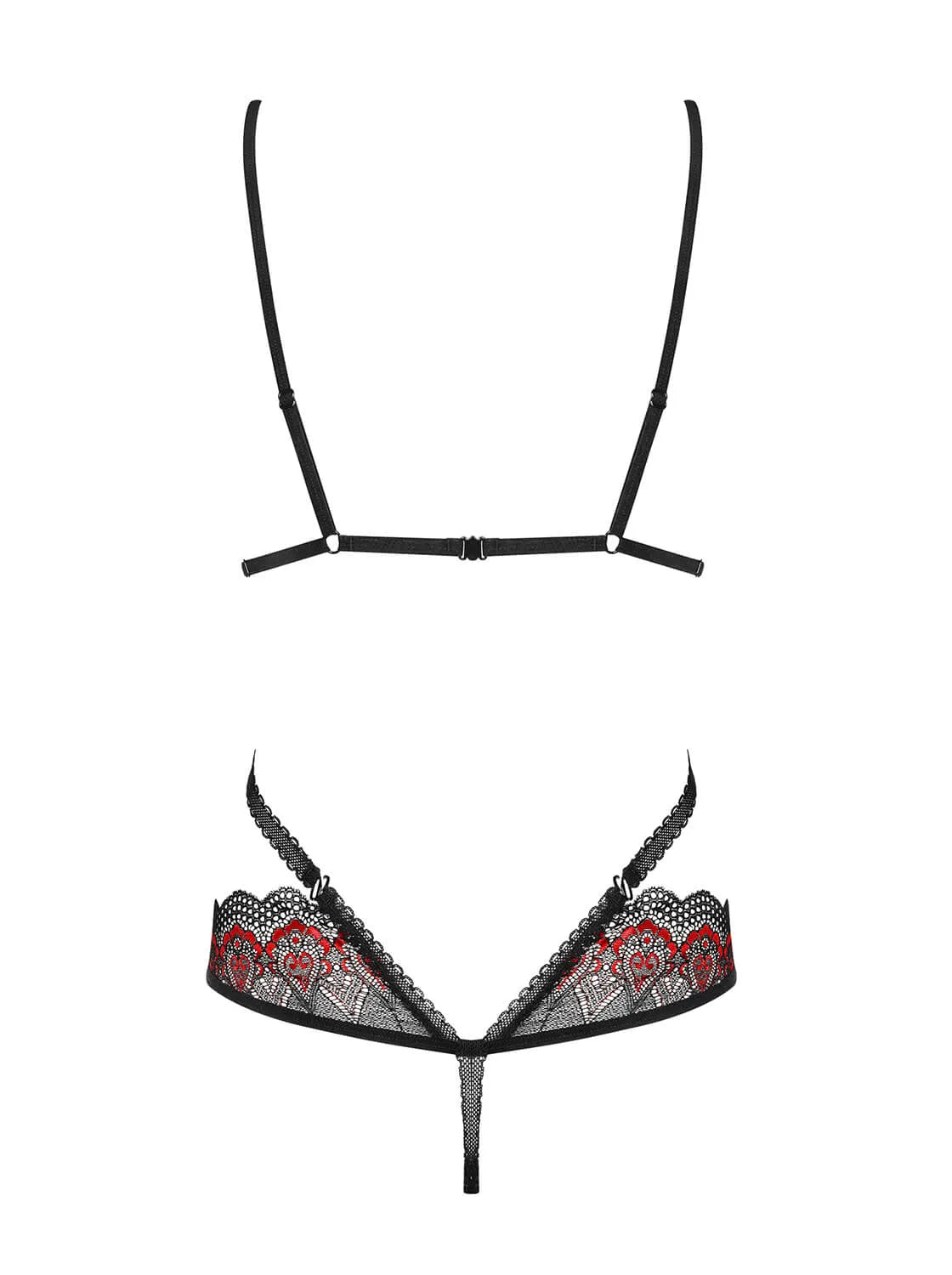 Obsessive Megies Heart Lace Teddy