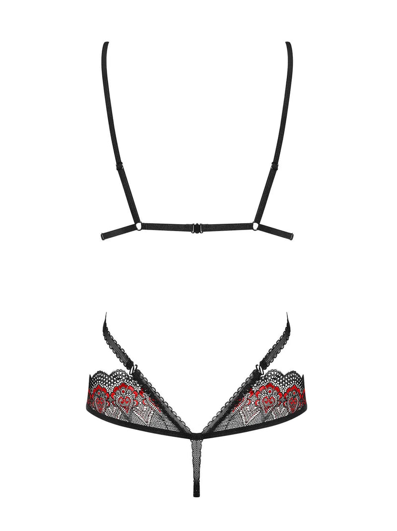 Obsessive Megies Heart Lace Teddy