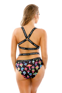 Vibes Why U Trippin' Bralette & Panty Set