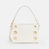 Hammitt Montana Leather Clutch Lrg Handbag Calla Lily White/Brushed Gold-Rebel Romance