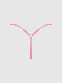 House of Desire Natasha Lace Strappy G-String Cyclamen Pink