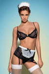 Obsessive Maid Me Bra Set Costume