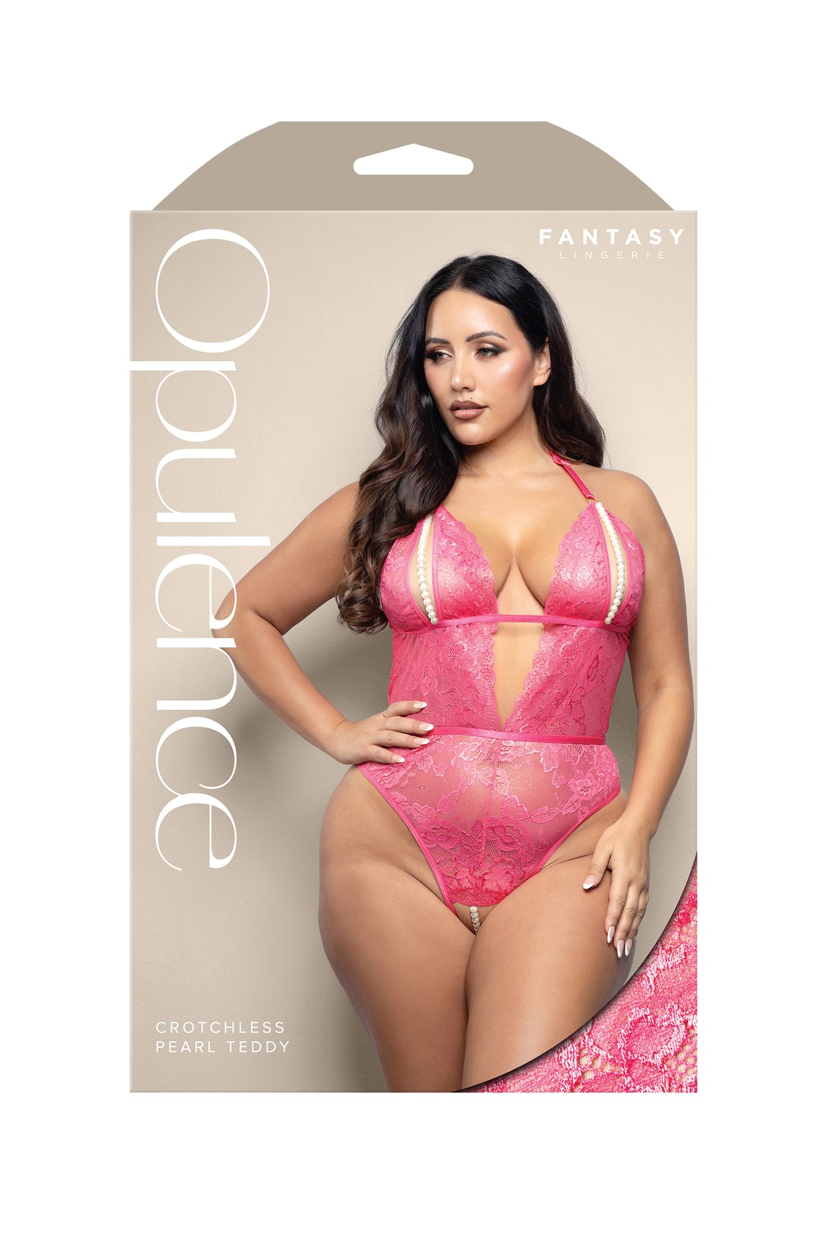 Opulence Lace Pearl Teddy