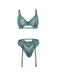 Oh la la Cheri Paisley Underwire Lace Bra Set