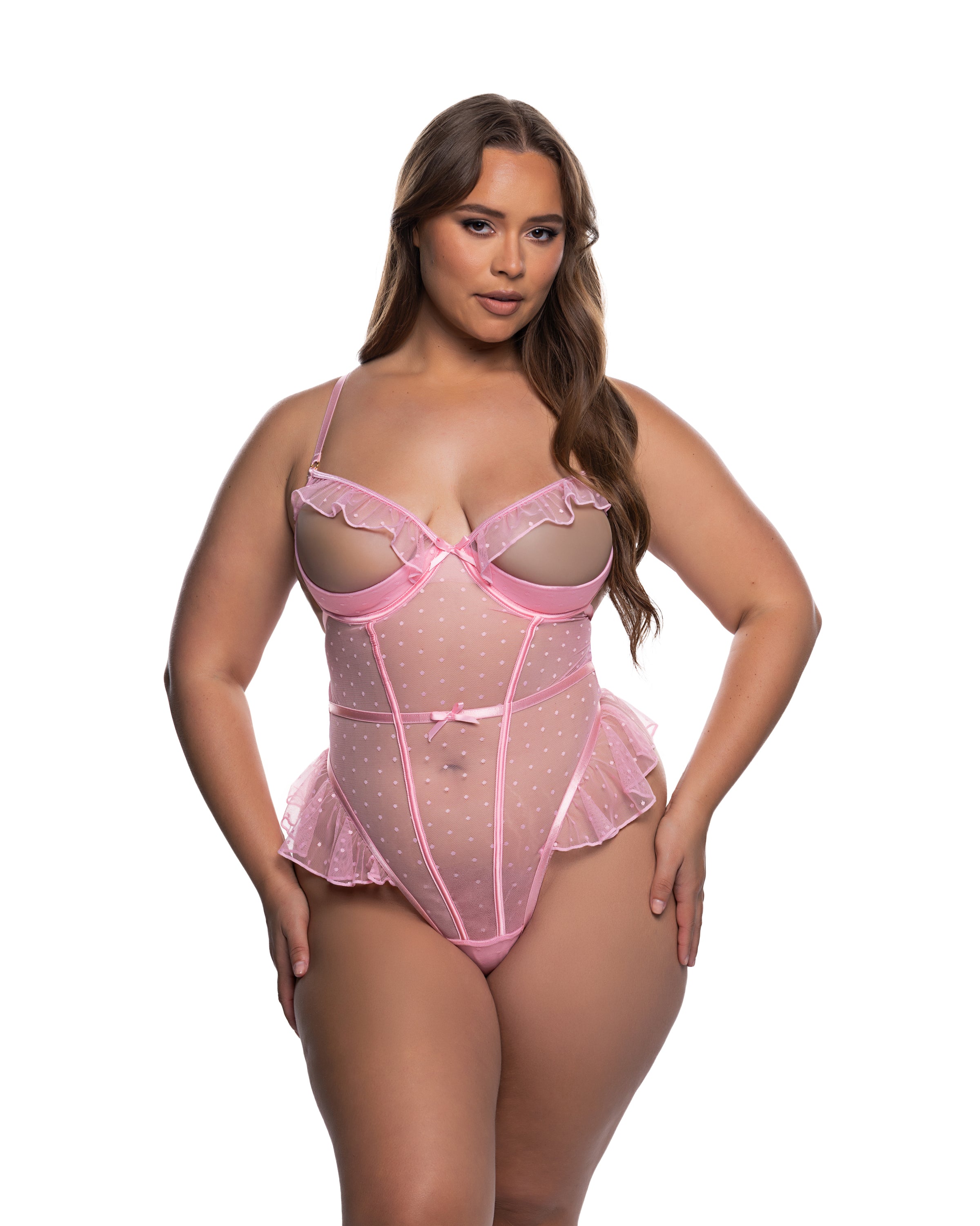 Roma Confidential Peek-A-Boo Bliss Open Shelf Cup Teddy Pink
