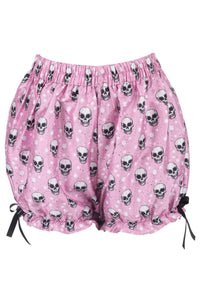 LIMITED EDITION Pink Skulls Crepe Bloomers