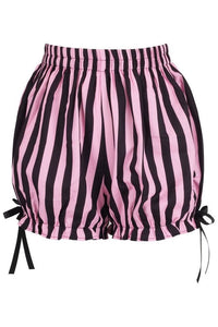 Pink/Black Striped Bloomers