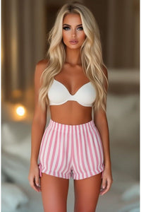 Pink/White Striped Bloomers