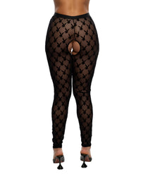 Playboy Burnout Bunny Footless Tights