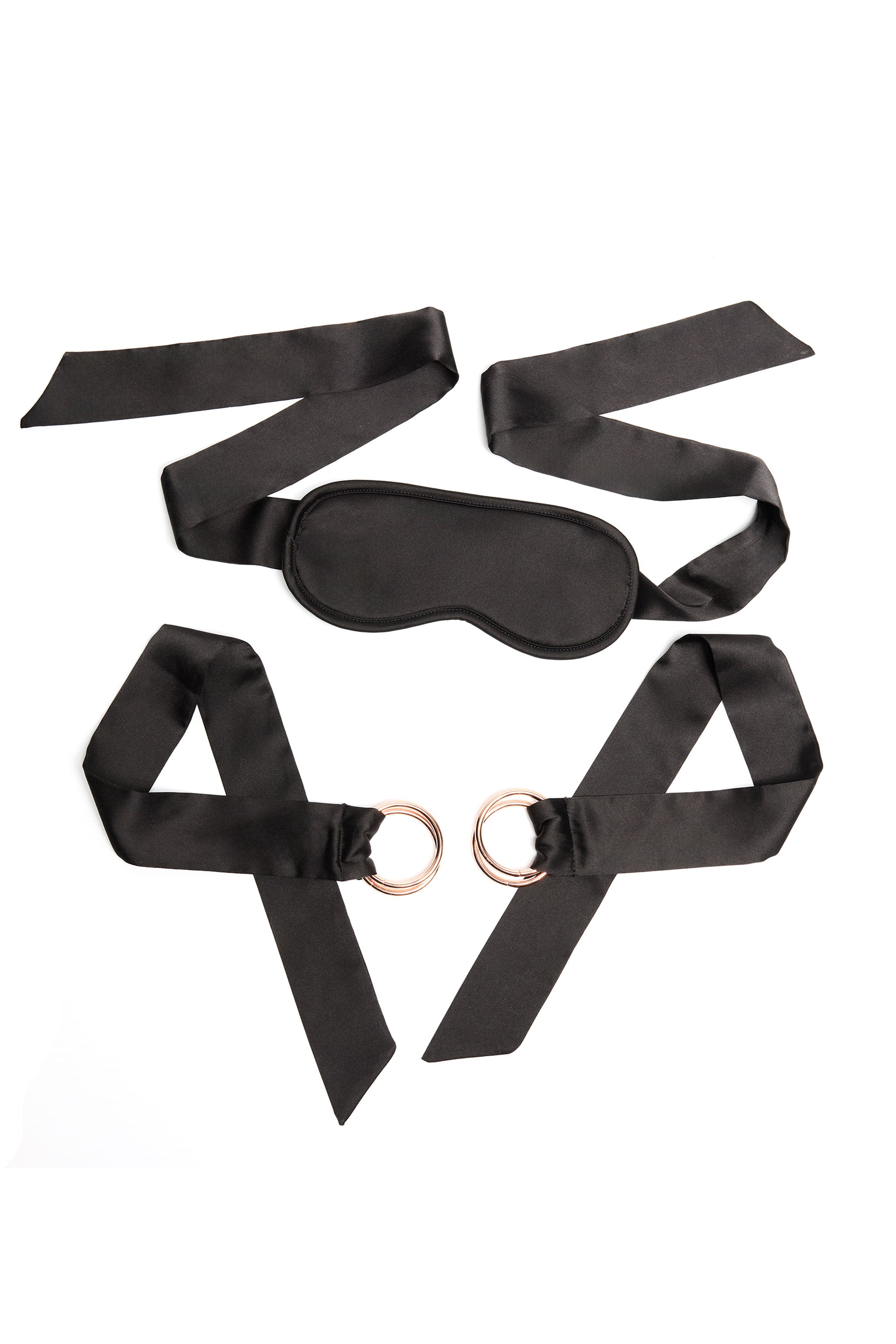 Coquette Pleasure Blindfold & Ties Set