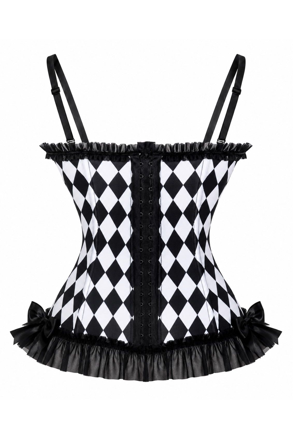 Lavish Dark Marionette Bustier Corset with Underwire Cups