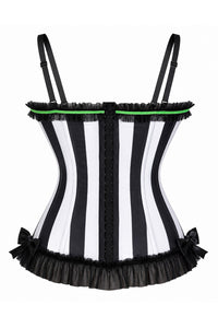 Lavish Mad Tea Party Corset Bustier with Underwire Cups