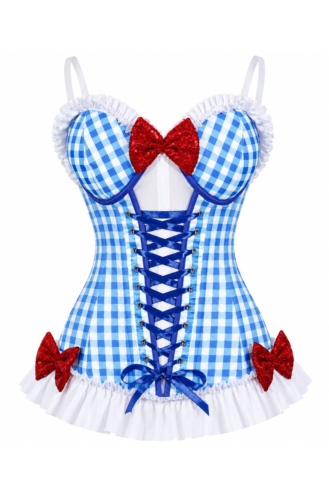 Lavish Yellow Brick Road Corset Bustier Corset with Underwire Cups