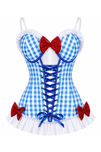 Lavish Yellow Brick Road Corset Bustier Corset with Underwire Cups