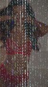 Axami Sheer Embroidery Unlined Bra Red Angel