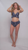 Stellium Cami Pajama Set Sapphire Blue Print