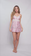 Sleep Chemise Nightie Rose Print