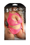 Fantasy Queen Forget You Crop Top & High Waisted Panty Hot Pink-Rebel Romance