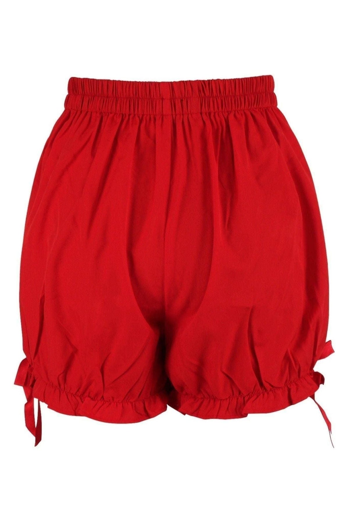 Red Crepe Bloomers
