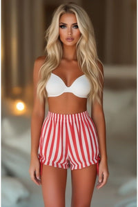 Red/White Striped Bloomers