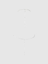 House of Desire Rhinestone Net Halter Bra with Openable Front Silver