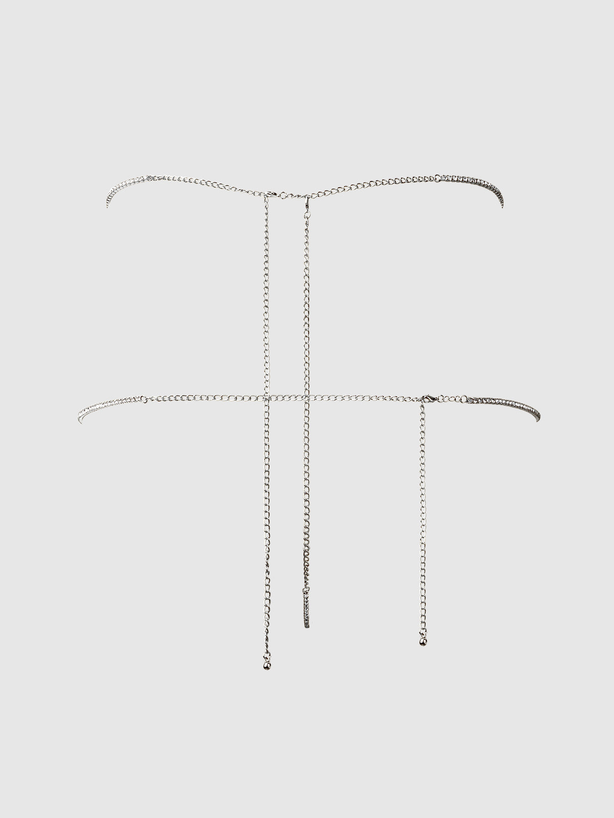 Rhinestone Swirl Knot Panty G-String