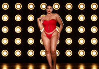 Oh la la Cheri Rider Bustier Bra Set Zipper Front Vinyl