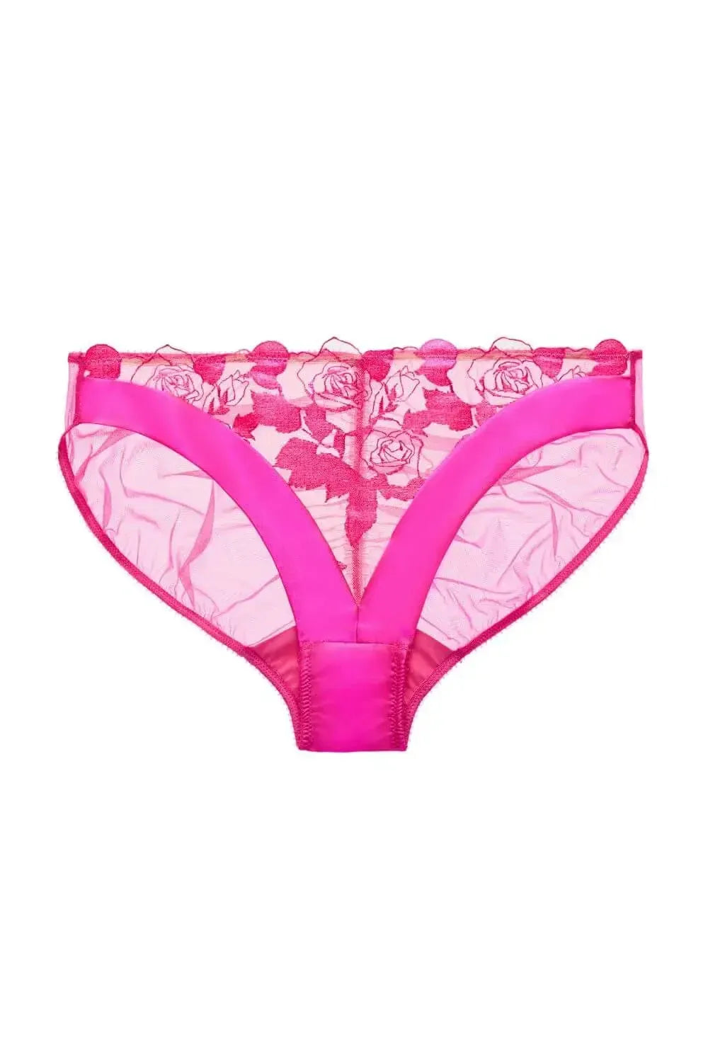 Dita Von Teese Rosabelle Sheer Bikini Panty Pink Pizazz
