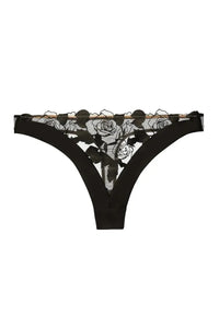 Dita Von Teese Rosabelle Sheer G-String Panty Black