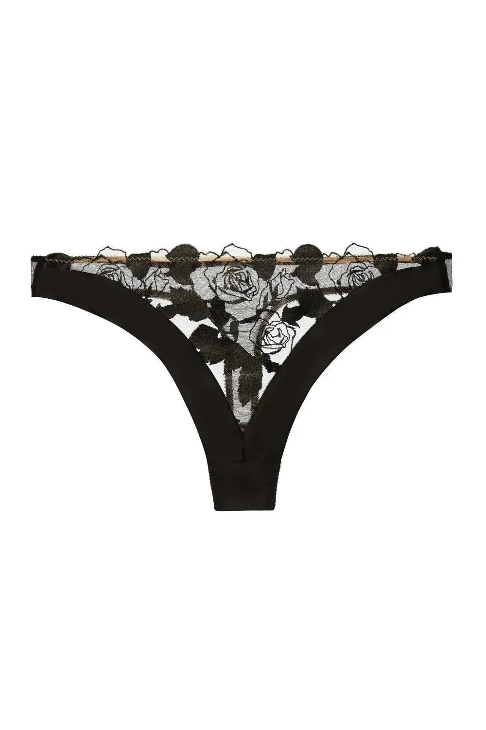 Dita Von Teese Rosabelle Sheer G-String Panty Black