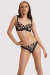 Dita Von Teese Rosabelle Sheer G-String Panty Black