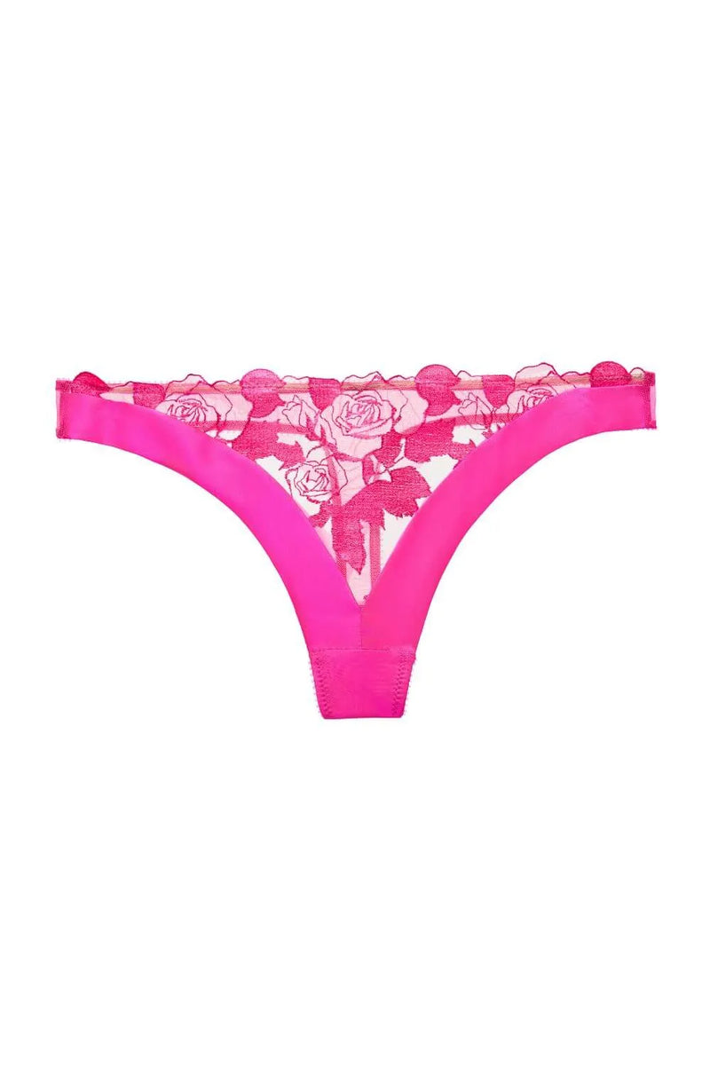 Dita Von Teese Rosabelle Sheer G-String Panty Pink Pizazz