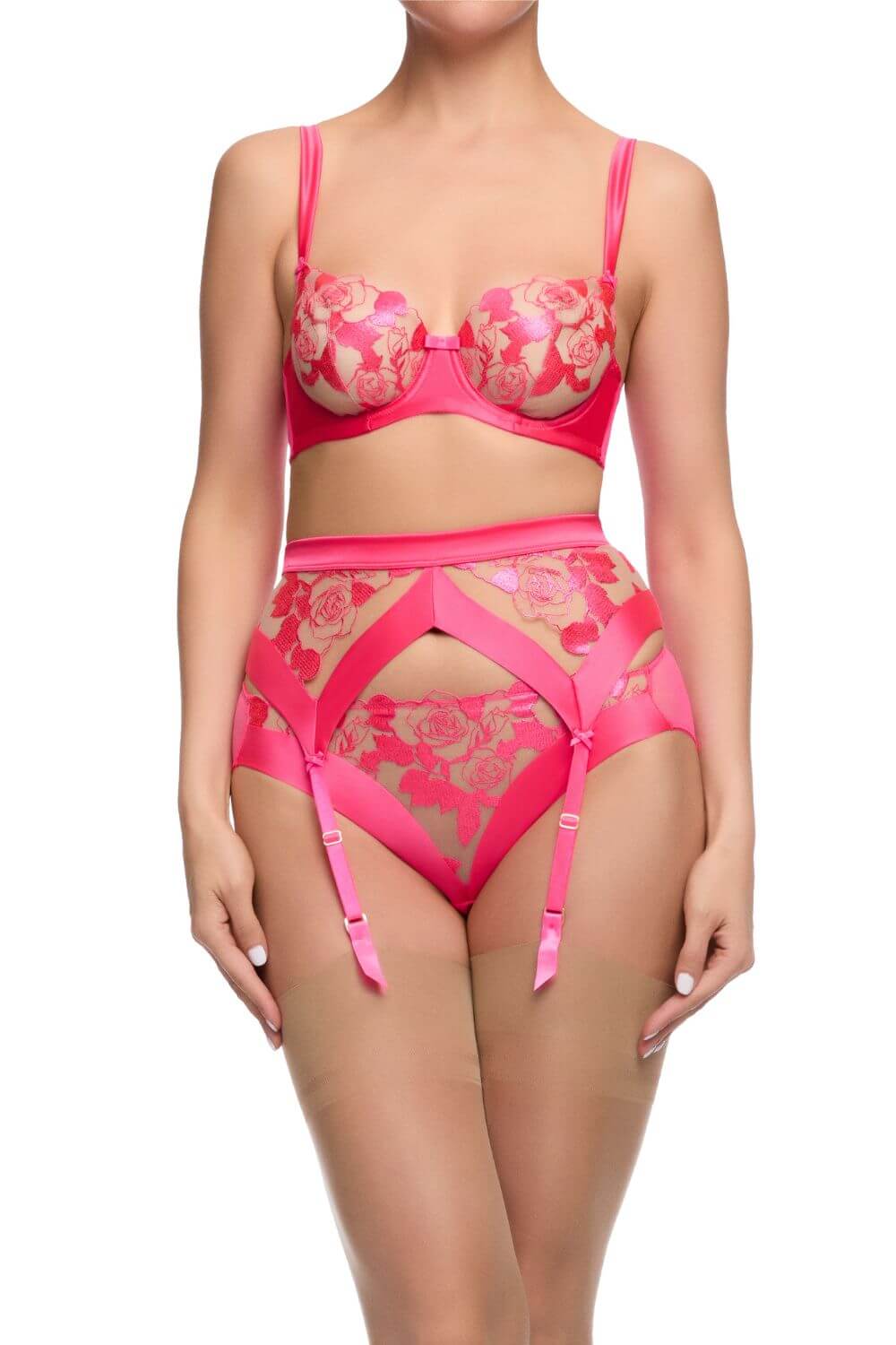 Dita Von Teese Rosabelle Sheer G-String Panty Pink Pizazz