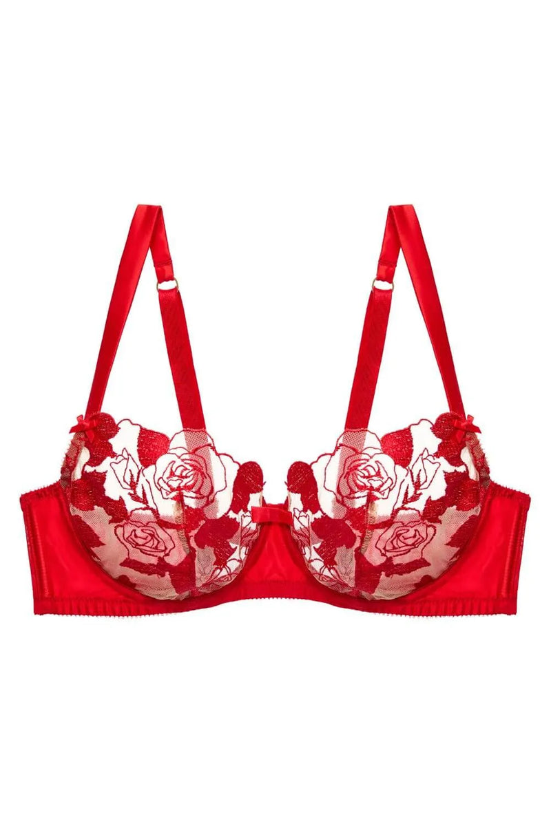 Dita Von Teese Rosabelle Unlined Bra Flame