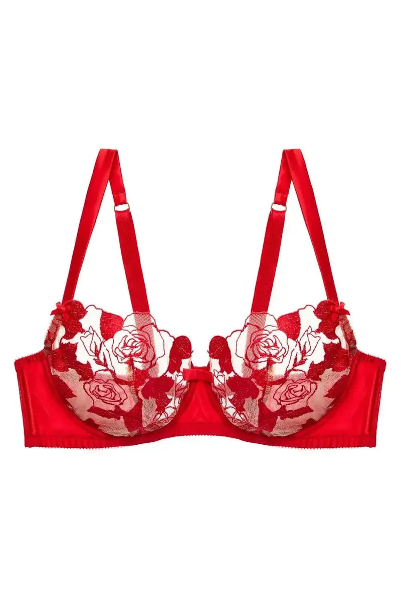 Dita Von Teese Rosabelle Unlined Bra Flame