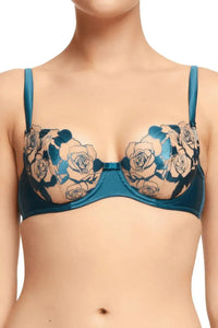 Dita Von Teese Rosabelle Unlined Bra Shady Spruce