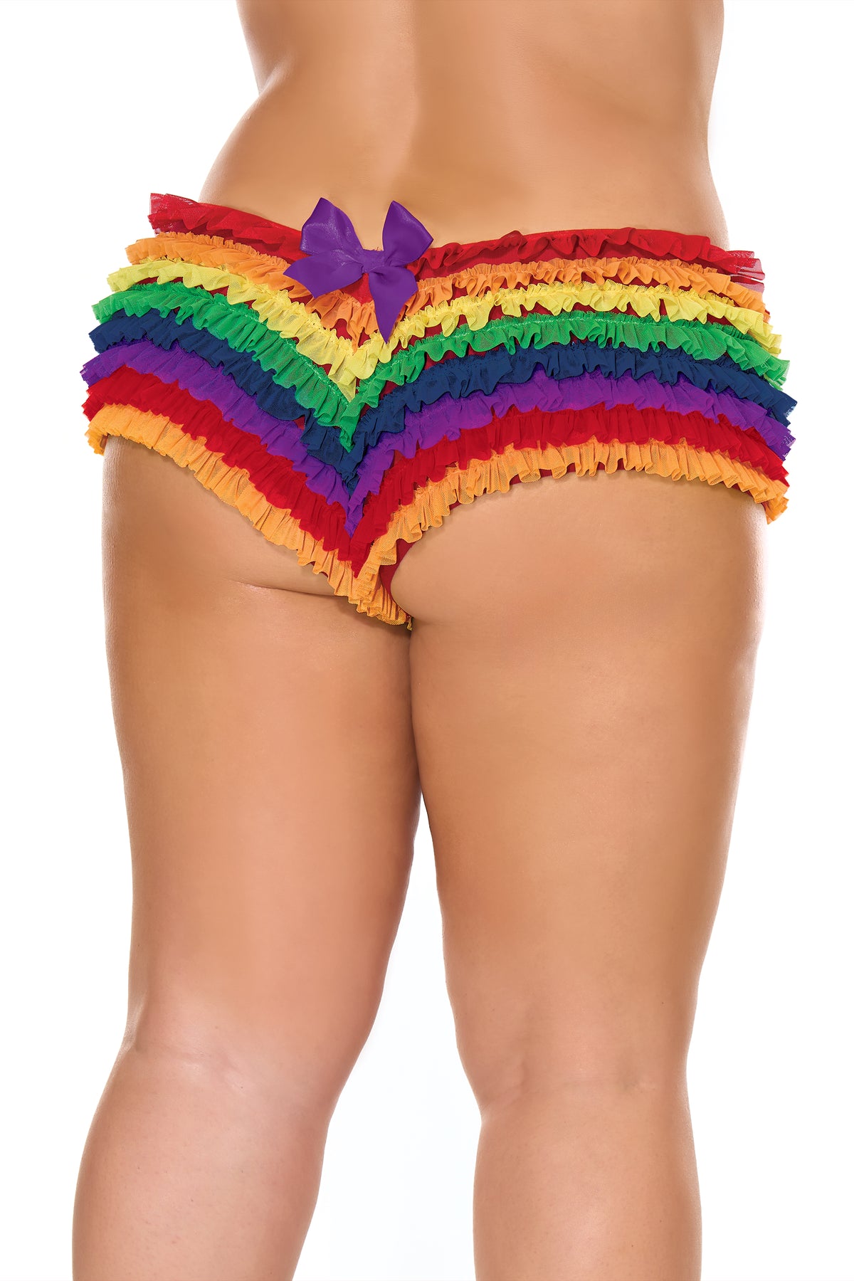 Ruffle Cheeky Booty Shorts