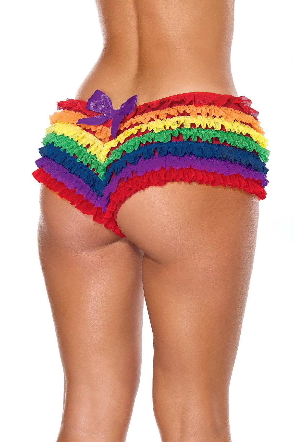 Ruffle Cheeky Booty Shorts